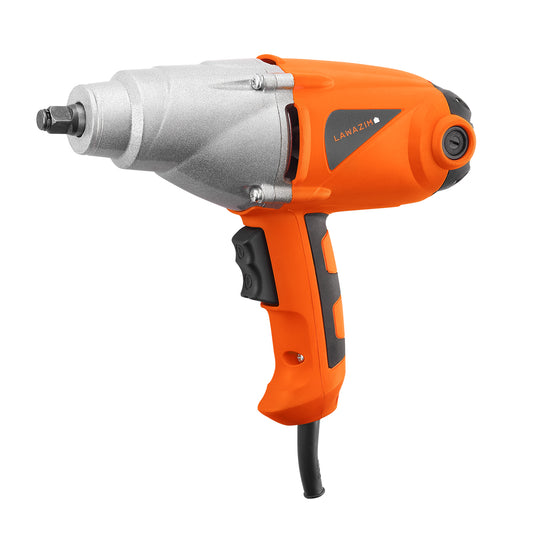 Impact Wrench - 1010W - 450Nm Corded Impact Wrench with 4 Sockets 17/19/21/22mm and Carrying Case for Automotive Repair, Tire Service and Workshop Use