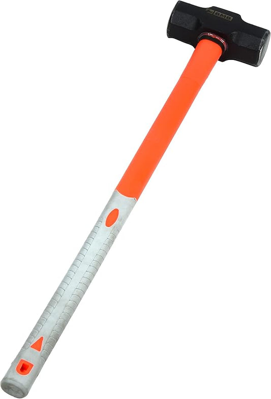 Sledge Hammer with Fiberglass Handle for Demolition, Construction, Masonry Work, and Industrial Use