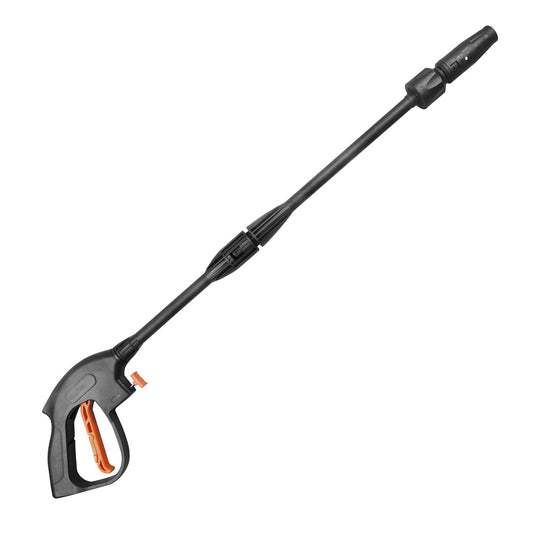 Gun Washer Lance with Adjustable Nozzle - Quick-Connect Trigger Gun Wand for Car, Patio, Driveway, & Outdoor Cleaning