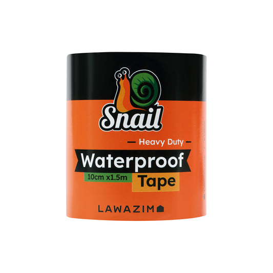 Snail Heavy Duty Waterproof Tape - 10cm x 1.5m - Strong Water Resistant Repair Tape - for Leak Seal, Pipes, and Indoor & Outdoor Use