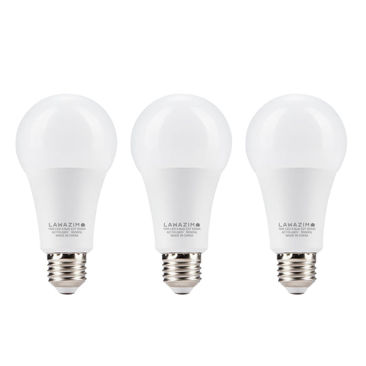 15W LED Bulb A70 E27 - 3 Pack - Energy Saving 80W Equivalent Non-Dimmable Lightbulbs for Home, Kitchen, and Bedroom Lighting