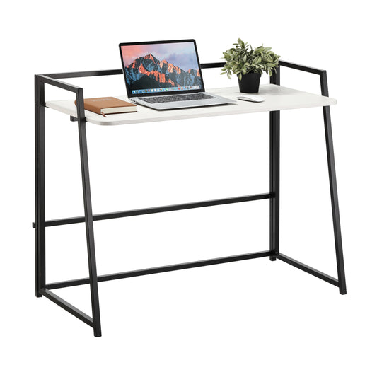 Folding Table - 100x53.3x85.5cm - Folding Computer Desk for Home Office, Study, Small Spaces, and Temporary Workstations