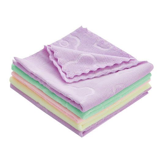 مناشف مطبخ - 5 قطع، 30×30 سم - مناشف تنظيف قابلة لإعادة الاستخدام للمطبخ والمنزل