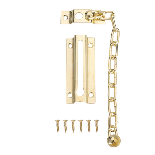 Chain Door Lock Copper Platted - 85Mm