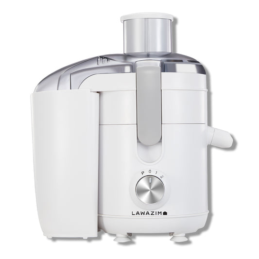 Fruit Juicer 950ml 350W White - Wide Feed Juice Extractor for Whole Fruits and Vegetables