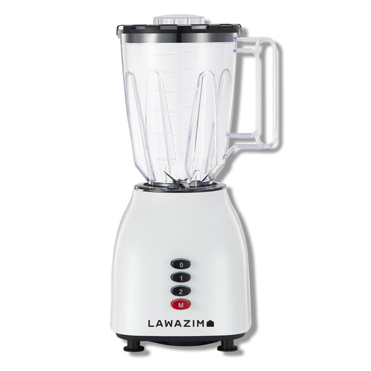2-in-1 Electric Blender 400W 1.5L - Stainless Steel Blades for Smoothies, Coffee, Herbs, and Spices