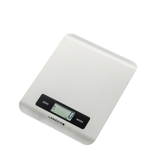 Stainless Electronic Kitchen Scale - Digital Weighing Scale for Baking, Cooking, and Meal Prep