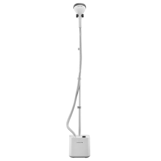 Garment Steamer 1600W - White - Vertical Steamer with 1.6L Detachable Water Tank for Clothing, Curtains, Fabric Care, & Home Use