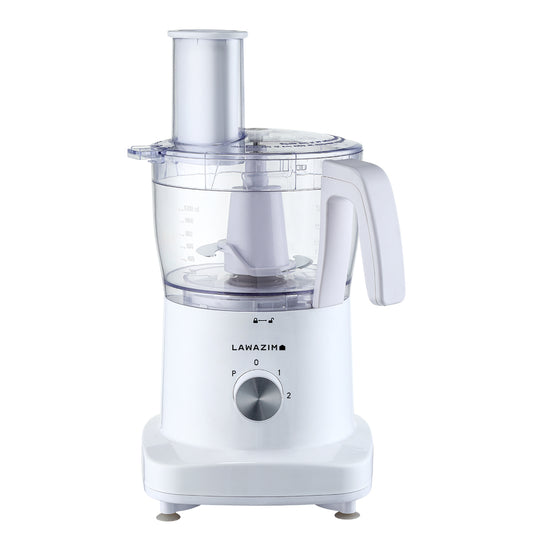 Multifunction Food Processor 500W 1.2L - Electric Chopper, Slicer, Shredder, and Mincer for Meal Prep, Cooking, and Baking