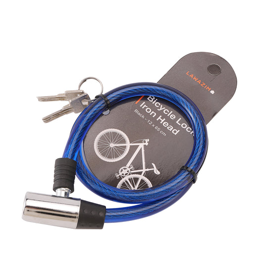 Bicycle Lock Iron Head - Black 12X65Cm