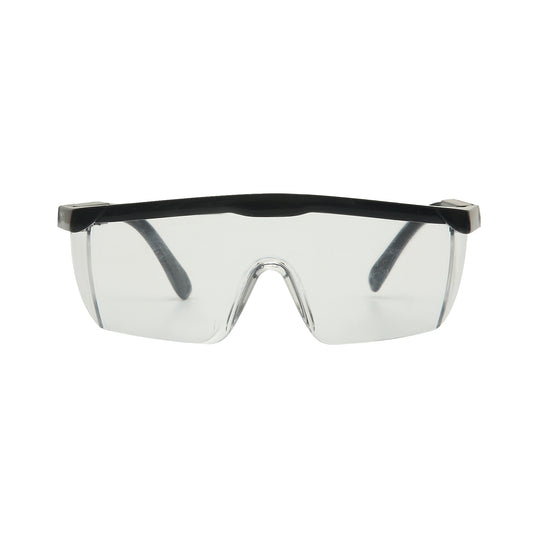 Transparent Safety Glasses - Adjustable Length Eyewear for Construction, Lab, DIY, and Gardening