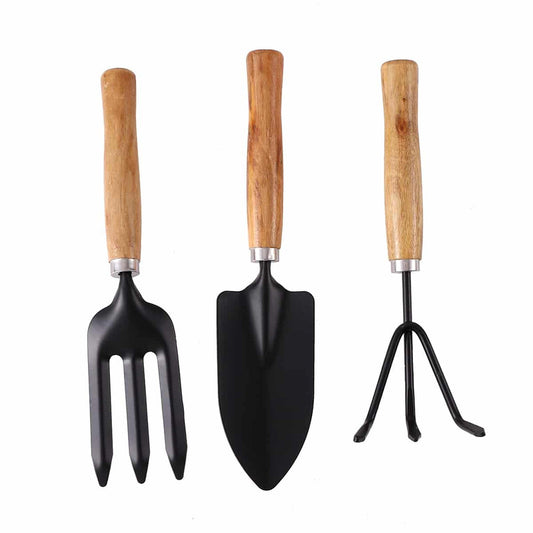 3-Piece Trowel With Wood Handle