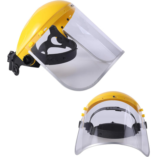 Protective Welding Face - Yellow - Full Face Shield - for Welding and Grinding