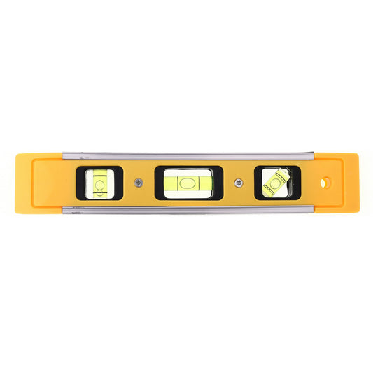 Mini Measuring Level - 20cm Torpedo Spirit Level with 3 Bubbles - Ideal for Measuring, Carpentry, Construction, and Picture Hanging