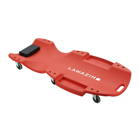 Plastic Car Creeper - 48inch - Low Profile Mechanic Rolling Garage Creeper with Wheels - for Auto Repair and Workshop Use