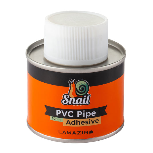 Snail PVC Pipe Adhesive - 100g - Strong Glue for PVC Pipes, Fittings, Plumbing, Irrigation, Construction, and General Pipe Repair