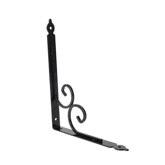 Iron Shelf Brackets Butterfly Shape - 240x290mm Mounting Wall L Shaped Corner Brace Support with Sleek Modern Design -Ideal for Kitchen, Bathroom, Living Room, and Office