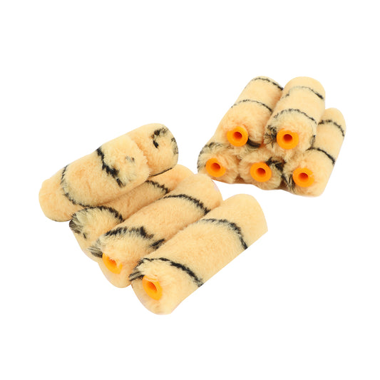 Brush Roll Set - 10 Piece 4inch - High-Absorption Lint-Free Roller Covers for Smooth & Textured Surfaces