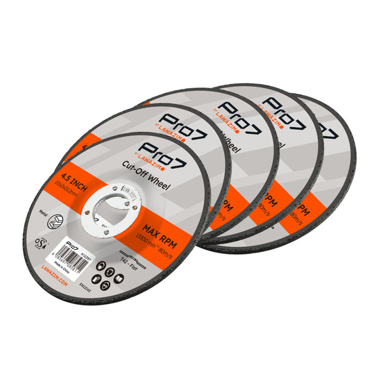 Cutting Disc for Metal - 5 Piece 4.5inch (115x3mm) - Cutting Wheel Set for Metal, Pipes, Rods, Profiles, and Precision Cutting