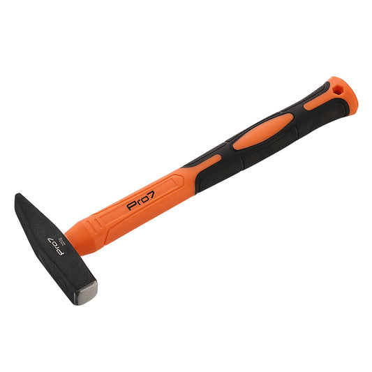 Fitter's Hammer with Fiber Handle - Cross Peen Machinist Hammer for Carpentry, Metalworking, and DIY Use