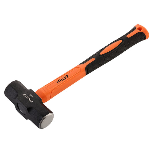 Engineer Hammer with Fiber Handle - Club Hammer for Precision Striking Metalworking Construction Blacksmithing and Industrial Applications
