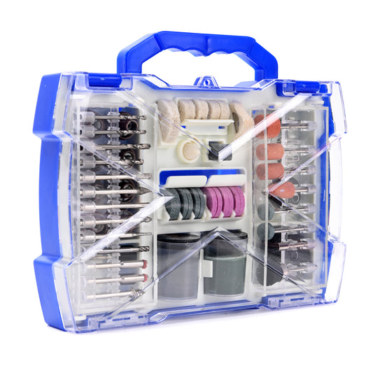 Assorted Rotary Tool Accessories Set - Universal Rotary Tool Bits Kit, Fits Compatible Tools, for Cutting, Sanding, Grinding, Polishing, Drilling, Engraving, with Storage Case