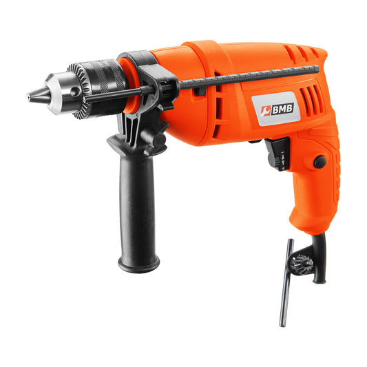 Hammer Drill 13mm - Variable Speed 600W Rotary Drill for Metal and Wood Drilling