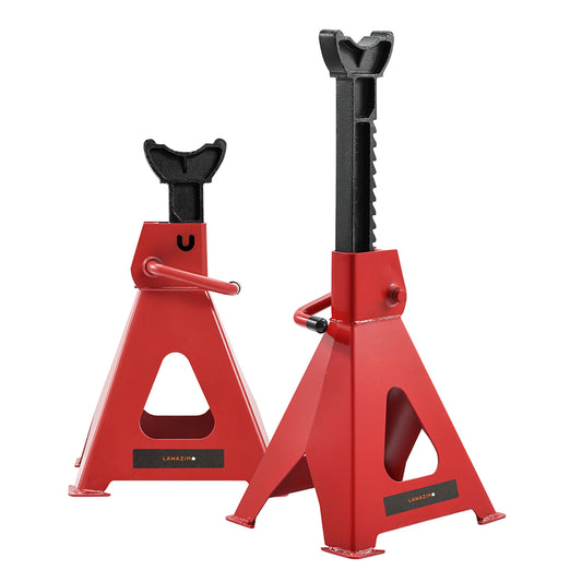 Jack Stand - 2 Piece - Automotive Lifting Stands for Vehicle Maintenance, Tire Changing, and Undercarriage Work