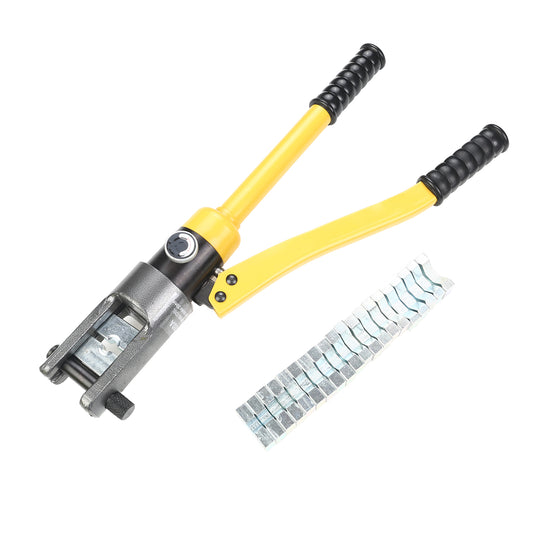 Hydraulic Cable Lug Crimper - Hydraulic Wire Cable Crimper for Electrical Wiring, Automotive, and Industrial Applications