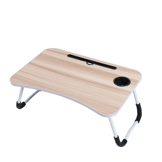 Foldable Laptop Desk - Portable Bed Table for Working, Writing, Studying, and Drawing