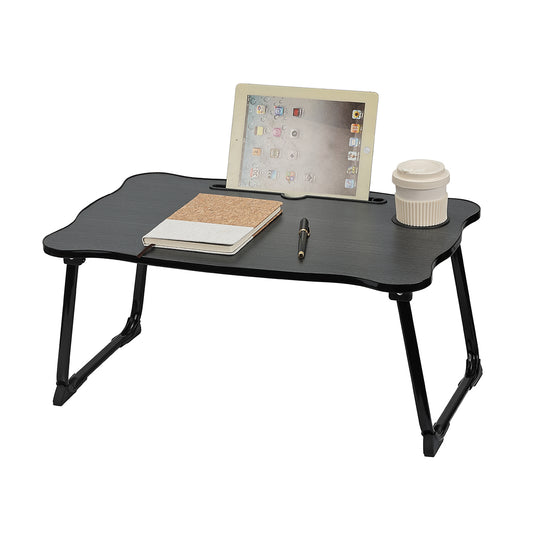 Folding Table With Drawer - Laptop Bed Tray Desk for Bed, Sofa, Floor, Studying, Eating, Reading, and Writing