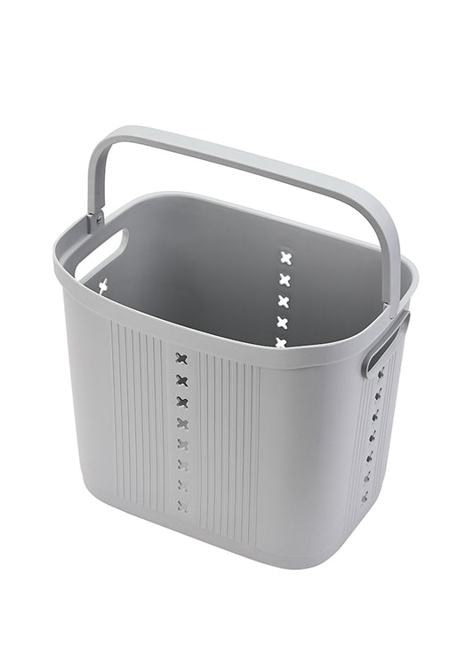 Plastic Laundry Basket - 35L Laundry Hamper for Clothes, Storage, Bathrooms, and Home Organization