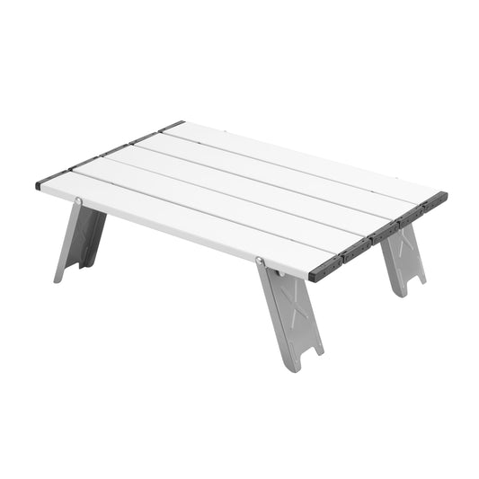 Aluminum Portable Camping Table - 40x29x13cm - Mini Folding Table for Camping, Hiking, Travel, and Outdoor Use