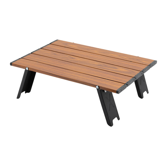 Aluminum Portable Camping Table - 40x29x13cm - Mini Folding Table for Camping, Hiking, Travel, and Outdoor Use