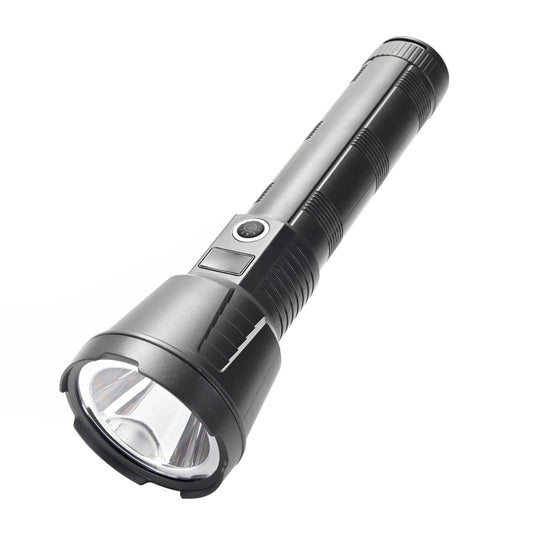 15W Flashlight - 3600mAh High-Lumen USB-C Rechargeable LED Flashlight with Focused Beam, Type-C Cable Included, Handheld Light for Work, Emergency, Camping, Garage, Automotive
