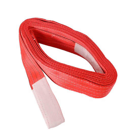 Lifting Rope -5 Ton- Red- Heavy-Duty Load-Bearing Rope with Reinforced Design and UV Resistant Construction - for Industrial Lifting, Cargo Handling, Equipment Hoisting, and Vehicle Recovery
