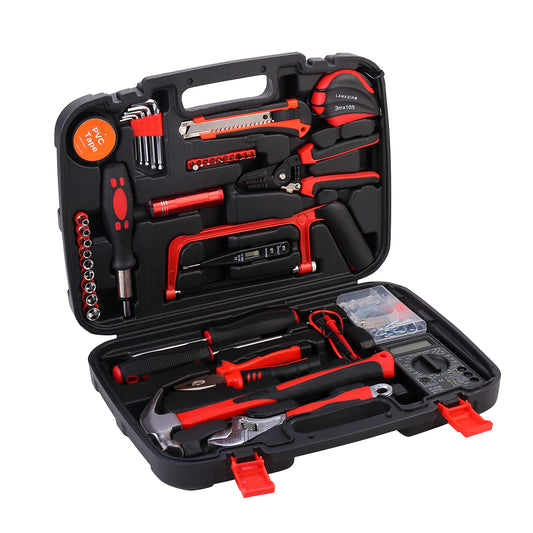 Heavy Duty Tool Set with Tool Bag 79 Piece - Home and Electrical Repair Kit for DIY, Maintenance, and General Repairs