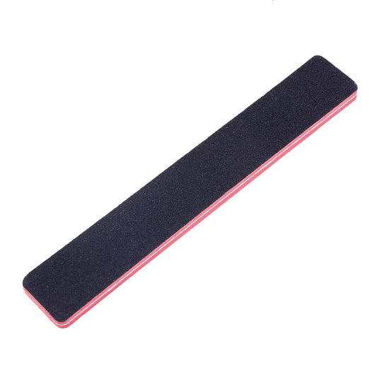 Wide Foot File Black/Pink 18cm - Dual Surface Pedicure Scraper for Dead Skin and Hard Skin Removal