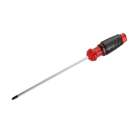 Phillips Head Screwdriver  - Long Cross-Head Screwdriver with Comfortable Anti-Slip Grip for Home Repair, Furniture Assembly, Electronics, Automotive Work and DIY Projects