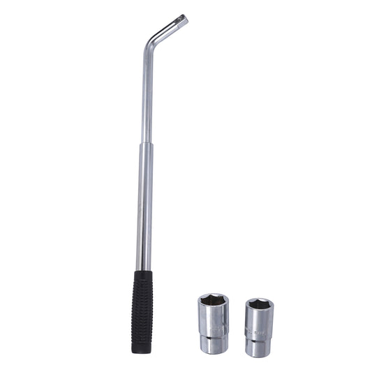 Cross Wrench 17/19/21/23mm - Four-Way Lug Wrench for Tire Changing, Automotive Repairs, and Maintenance