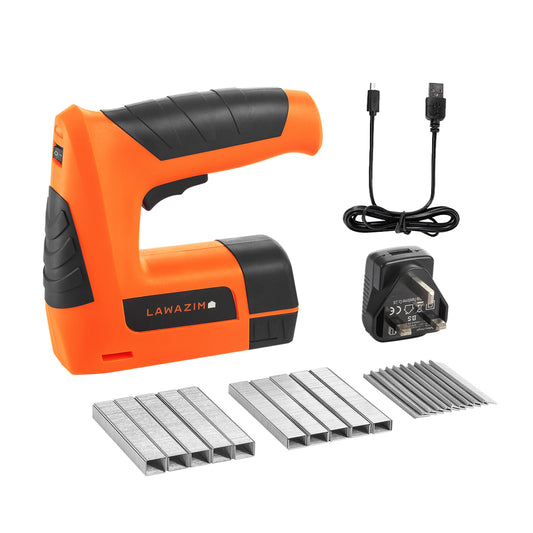 3.6v Lithium Cordless Stapler - Handheld stapler for Fabric, Wood, Cardboard, DIY and Home Repairs