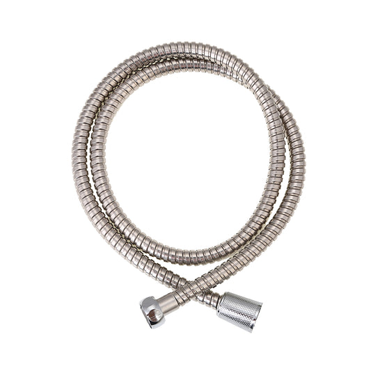 Chrome Hose for Hand Bidet - 2 Piece 1.2m Silver Stainless Steel Hose for Toilet Bidet Sprayer Attachments