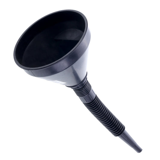 Lubricant Funnel - Spill-Proof Flexible Wide Mouth Plastic Transmission Funnel Expandable for Automotive Oil, Engine Fluids, Gear Lubricants, Detergents, and Household Liquids