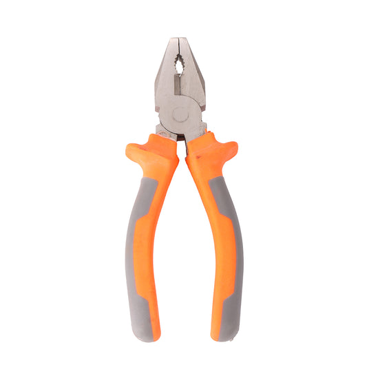 Combination Plier 6 Inch - Durable Steel Multi-Zone Jaw Pliers for Gripping, Twisting, Cutting, and Bending Wires and Cables