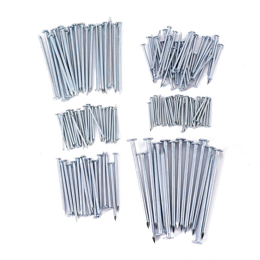 Hardware Nails Kit - 235 Piece Assorted Set for Hanging Pictures, Woodworking, Carpentry, and DIY Projects