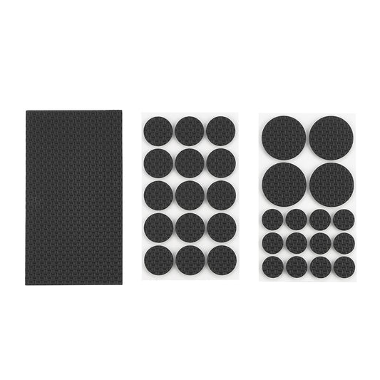 Furniture Non-Slip Pads 97pcs - Black Foam Rubber for Floor Protection, Scratch Prevention