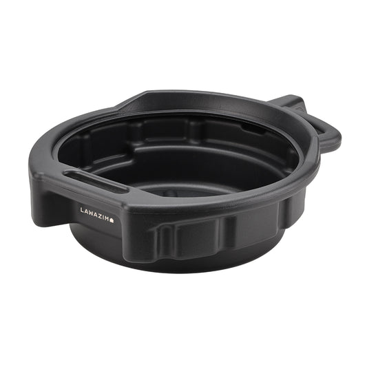 Oil Drain Pan - Automotive Oil Change Pan for Car Maintenance, Engine Fluid Disposal, and DIY Oil Changes in Garage or Workshop