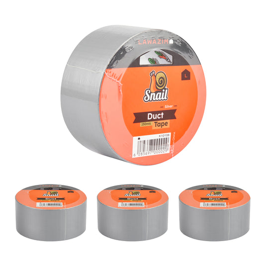 Snail Duct Tape Set of 4 - 150 Mic Tape for Indoor & Outdoor Use for Carpet Fixing, Pipeline Repair, and Box Sealing