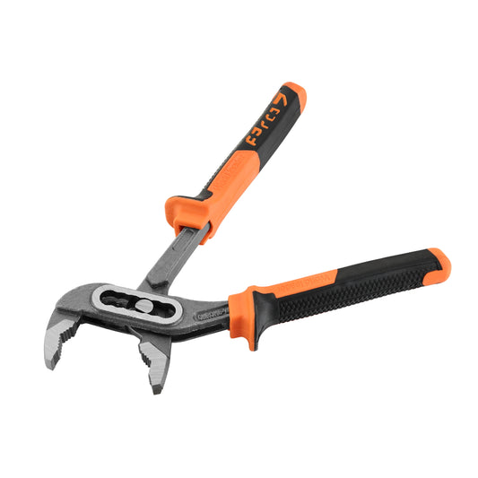 Universal Interlocking Pliers - Groove Joint Water Pump Pliers with Adjustable Jaw, CR-V Steel Construction, Serrated Grip and Non-Slip Handle for Plumbing, Automotive, and DIY Use