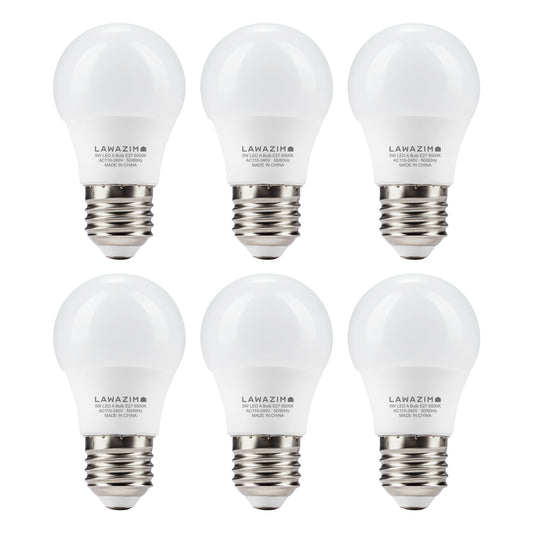 5W LED Bulb A50 E27 - 6 Pack - Energy Saving 35W Equivalent Non-Dimmable Lightbulbs for Home, Kitchen, and Bedroom Lighting